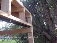Taste of the Islands, Mon: Close-up of roof supports