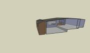 Google sketchup design of shed - BAR HUMBUG AND HOME BREWERY, 