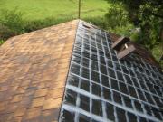 Head Weeders Office: Getting there - but this roofing lark takes ages on yer own!