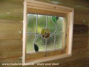 Head Weeders Office: One of the nice 1930s windows in place...