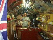 me at the bar of shed - The Glopping House, 