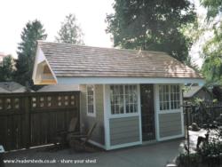 Mona's Shed-Mahal: Shed exterior