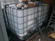 Two IBC water butts store 2000 litres (about 500 gallons) of shed - Shedstable, 