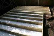 Ready for insulation of shed - The Shudio, 
