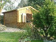 Dog House: Exterior2 (view from the pond)