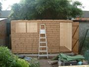 Assembly 2 of shed - Fox's den, 