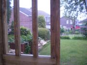 view from the shed looking down the garden of shed - HOGSHEAD, 