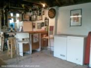 New bar area of shed - Compost Lodge, Norfolk