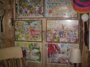 HOGSHEAD: this is part of the WASJIG gallery inside the shed.