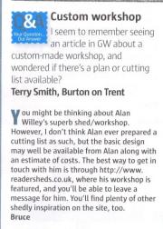 Mention in the magazine of shed - cottage in the woods, 