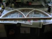 Head Weeders Office: A nice curvy window dragged out of the firewood in my local tip!