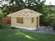 Trusses on of shed - The Wee Shed, 