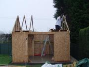 Construction shot of shed - My Shed, 