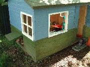 Escape door of shed - Demolished since, 