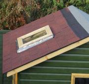 Home made Velux Window of shed - Das Bunker, 
