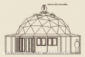 Plans of shed - Eco Dome, Cumbria