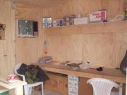 PLACE TO SLEEP of shed - GYSGT MUGSY IRAQ WAR SHED, 