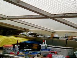 Roof inside (new window) of shed - Workshopshed, Greater London