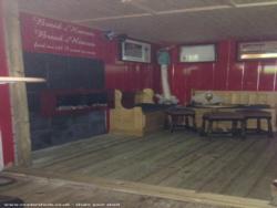 New interior of shed - The Red Dragon (chataux delux), Bridgend