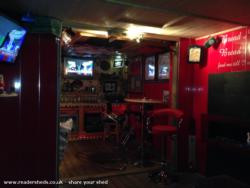 View in to the old bar of shed - The Red Dragon (chataux delux), Bridgend