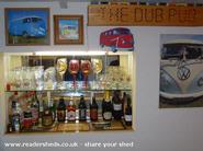 back bar of shed - The Dub Pub, 