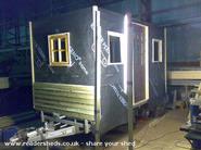 Underlay and cladding getting started of shed - , 