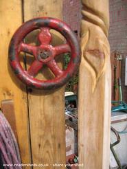 The Da Vinci door handle of shed - THE BEDLAM DUBSHAK, West Riding