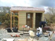  of shed - Wind Powered Shower Shed, 