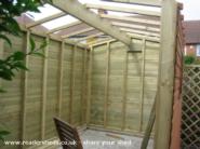 the complex: Roof trusses on