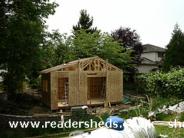 construction begins of shed - , 