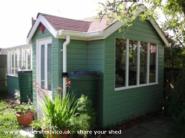 side view of shed - Potting shed, 