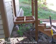 Greengate Shed: Second view of the stairs