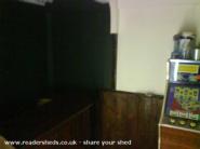 the bar just painted of shed - , 