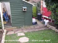 Path and shed patio of shed - Workshopshed, Greater London