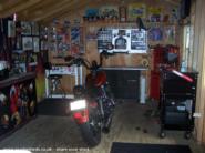 Interior right side, my shop,office hangout of shed - The Stable, 