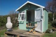 Front view with traditional pallet decking. of shed - Chesil View, 