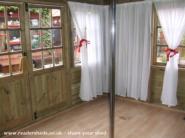 Shedio Inside - with shiny pole of shed - polein2fitness, Cheshire