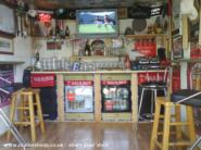 bar shot of shed - The Red Dragon (chataux delux), Bridgend
