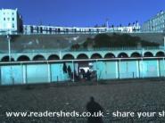 whole terrace of shed - chalet 8, madeira drive, East Sussex