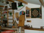 Dartboard of shed - The Stagger inn, Essex