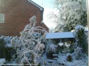 shed in the snow of shed - , 