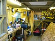 Messy Inside of shed - The Village, Gloucestershire