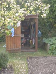 front of shed - russ's shed, 