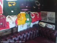shirt wall of shed - The George & The Dragon, Berkshire