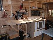 in place with radial arm of shed - cottage in the woods, 