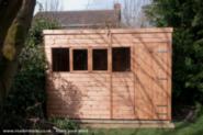 Front View of shed - , 