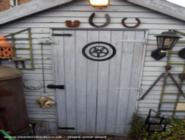 New door furniture of shed - Clivey's Shed 2014, Hertfordshire