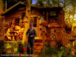 JFK enjoys his visit to The Den of shed - the Den, 