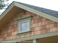 Gable End, shingled of shed - The Yonderosa Mini-Delux, 