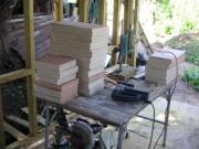 Production of shingles. Progress a bit slow at the moment.... of shed - Head Weeders Office, 